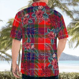 Scottish Clan Fraser Modern Tartan Scottish Lion Hawaiian Shirt | Tartan Plaid Shirt Scottish Plaid Tartan Plaid - ScotsTee - scotstee.com