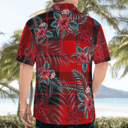 Scottish Clan MacLeod of Raasay Tartan Scottish Lion Hawaiian Shirt | Tartan Plaid Shirt Scottish Plaid Tartan Plaid - ScotsTee - scotstee.com