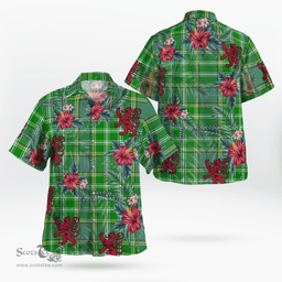 Scottish Clan Currie Tartan Scottish Lion Hawaiian Shirt | Tartan Plaid Shirt Scottish Plaid Tartan Plaid - ScotsTee - scotstee.com