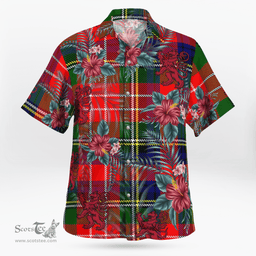 Scottish Clan Christie Tartan Scottish Lion Hawaiian Shirt | Tartan Plaid Shirt Scottish Plaid Tartan Plaid - ScotsTee - scotstee.com