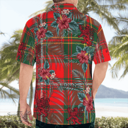 Scottish Clan Hay Modern Tartan Scottish Lion Hawaiian Shirt | Tartan Plaid Shirt Scottish Plaid Tartan Plaid - ScotsTee - scotstee.com
