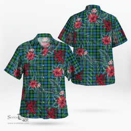 Scottish Clan Lammie Tartan Scottish Lion Hawaiian Shirt | Tartan Plaid Shirt Scottish Plaid Tartan Plaid - ScotsTee - scotstee.com