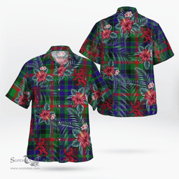 Scottish Clan Gunn Tartan Scottish Lion Hawaiian Shirt | Tartan Plaid Shirt Scottish Plaid Tartan Plaid - ScotsTee - scotstee.com