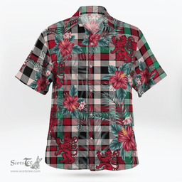 Scottish Clan Borthwick Dress Ancient Tartan Scottish Lion Hawaiian Shirt | Tartan Plaid Shirt Scottish Plaid Tartan Plaid - ScotsTee - scotstee.com