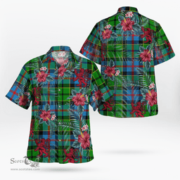 Scottish Clan Forsyth Tartan Scottish Lion Hawaiian Shirt | Tartan Plaid Shirt Scottish Plaid Tartan Plaid - ScotsTee - scotstee.com