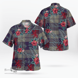 Scottish Clan Cunningham Dress Blue Dancers Tartan Scottish Lion Hawaiian Shirt | Tartan Plaid Shirt Scottish Plaid Tartan Plaid - ScotsTee - scotstee.com