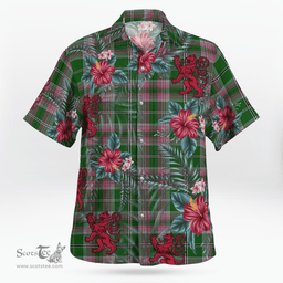 Scottish Clan Gray Hunting Tartan Scottish Lion Hawaiian Shirt | Tartan Plaid Shirt Scottish Plaid Tartan Plaid - ScotsTee - scotstee.com