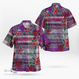Scottish Clan Lockwood Tartan Scottish Lion Hawaiian Shirt | Tartan Plaid Shirt Scottish Plaid Tartan Plaid - ScotsTee - scotstee.com