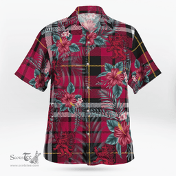 Scottish Clan Little Tartan Scottish Lion Hawaiian Shirt | Tartan Plaid Shirt Scottish Plaid Tartan Plaid - ScotsTee - scotstee.com