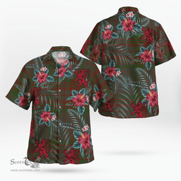 Scottish Clan Gray Tartan Scottish Lion Hawaiian Shirt | Tartan Plaid Shirt Scottish Plaid Tartan Plaid - ScotsTee - scotstee.com