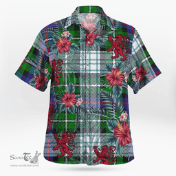 Scottish Clan MacKenzie Dress Modern Tartan Scottish Lion Hawaiian Shirt | Tartan Plaid Shirt Scottish Plaid Tartan Plaid - ScotsTee - scotstee.com