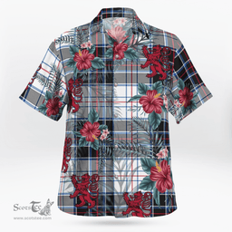 Scottish Clan MacRae Dress Modern Tartan Scottish Lion Hawaiian Shirt | Tartan Plaid Shirt Scottish Plaid Tartan Plaid - ScotsTee - scotstee.com