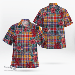 Scottish Clan Jacobite Tartan Scottish Lion Hawaiian Shirt | Tartan Plaid Shirt Scottish Plaid Tartan Plaid - ScotsTee - scotstee.com