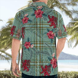 Scottish Clan Kelly Dress Tartan Scottish Lion Hawaiian Shirt | Tartan Plaid Shirt Scottish Plaid Tartan Plaid - ScotsTee - scotstee.com