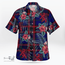 Scottish Clan Home Modern Tartan Scottish Lion Hawaiian Shirt | Tartan Plaid Shirt Scottish Plaid Tartan Plaid - ScotsTee - scotstee.com