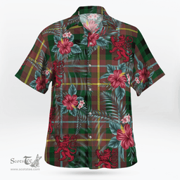 Scottish Clan Buchanan Hunting Tartan Scottish Lion Hawaiian Shirt | Tartan Plaid Shirt Scottish Plaid Tartan Plaid - ScotsTee - scotstee.com