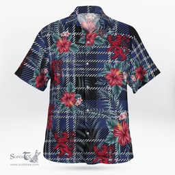 Scottish Clan Clark 1 Tartan Scottish Lion Hawaiian Shirt | Tartan Plaid Shirt Scottish Plaid Tartan Plaid - ScotsTee - scotstee.com