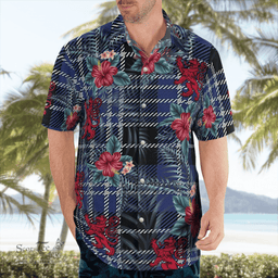 Scottish Clan Clark 1 Tartan Scottish Lion Hawaiian Shirt | Tartan Plaid Shirt Scottish Plaid Tartan Plaid - ScotsTee - scotstee.com