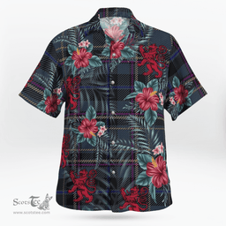 Scottish Clan Conway Tartan Scottish Lion Hawaiian Shirt | Tartan Plaid Shirt Scottish Plaid Tartan Plaid - ScotsTee - scotstee.com