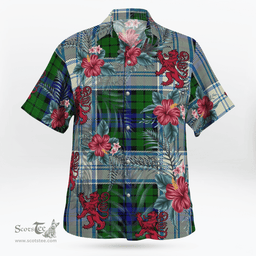Scottish Clan Blackwatch Dress Modern Tartan Scottish Lion Hawaiian Shirt | Tartan Plaid Shirt Scottish Plaid Tartan Plaid - ScotsTee - scotstee.com