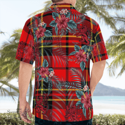 Scottish Clan Brodie Modern Tartan Scottish Lion Hawaiian Shirt | Tartan Plaid Shirt Scottish Plaid Tartan Plaid - ScotsTee - scotstee.com