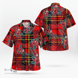 Scottish Clan Brodie Modern Tartan Scottish Lion Hawaiian Shirt | Tartan Plaid Shirt Scottish Plaid Tartan Plaid - ScotsTee - scotstee.com