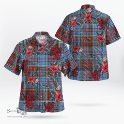 Scottish Clan Anderson Modern Tartan Scottish Lion Hawaiian Shirt | Tartan Plaid Shirt Scottish Plaid Tartan Plaid - ScotsTee - scotstee.com