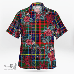 Scottish Clan Aikenhead Tartan Scottish Lion Hawaiian Shirt | Tartan Plaid Shirt Scottish Plaid Tartan Plaid - ScotsTee - scotstee.com