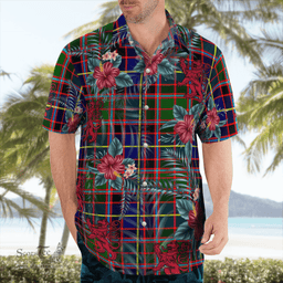 Scottish Clan Aikenhead Tartan Scottish Lion Hawaiian Shirt | Tartan Plaid Shirt Scottish Plaid Tartan Plaid - ScotsTee - scotstee.com