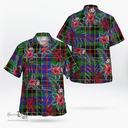 Scottish Clan Brodie Hunting Modern Tartan Scottish Lion Hawaiian Shirt | Tartan Plaid Shirt Scottish Plaid Tartan Plaid - ScotsTee - scotstee.com