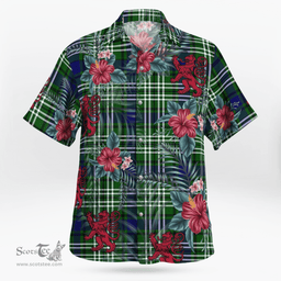 Scottish Clan Blackadder Tartan Scottish Lion Hawaiian Shirt | Tartan Plaid Shirt Scottish Plaid Tartan Plaid - ScotsTee - scotstee.com