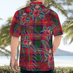 Scottish Clan Belshes Tartan Scottish Lion Hawaiian Shirt | Tartan Plaid Shirt Scottish Plaid Tartan Plaid - ScotsTee - scotstee.com