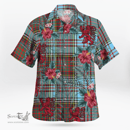 Scottish Clan Anderson Ancient Tartan Scottish Lion Hawaiian Shirt | Tartan Plaid Shirt Scottish Plaid Tartan Plaid - ScotsTee - scotstee.com