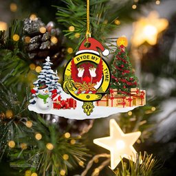 Scottish Campbell Of Loudon Clan Crest Tartan Christmas Ornament Scottish Plaid Tartan Plaid - ScotsTee - scotstee.com