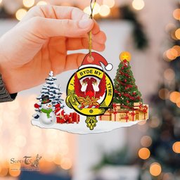 Scottish Campbell Of Loudon Clan Crest Tartan Christmas Ornament Scottish Plaid Tartan Plaid - ScotsTee - scotstee.com