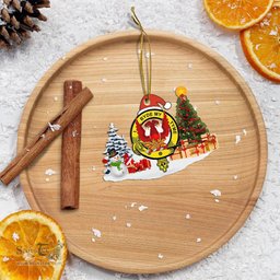 Scottish Campbell Of Loudon Clan Crest Tartan Christmas Ornament Scottish Plaid Tartan Plaid - ScotsTee - scotstee.com