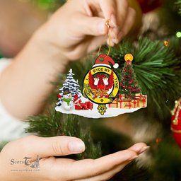 Scottish Campbell Of Loudon Clan Crest Tartan Christmas Ornament Scottish Plaid Tartan Plaid - ScotsTee - scotstee.com