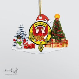 Scottish Campbell Of Loudon Clan Crest Tartan Christmas Ornament Scottish Plaid Tartan Plaid - ScotsTee - scotstee.com