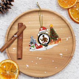 Scottish Darroch (Gourock) Clan Crest Tartan Christmas Ornament Scottish Plaid Tartan Plaid - ScotsTee - scotstee.com