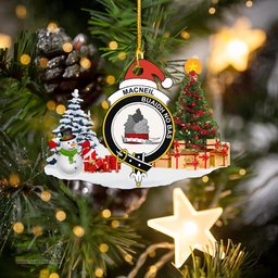 Scottish MacNeil of Barra Clan Crest Tartan Christmas Ornament Scottish Plaid Tartan Plaid - ScotsTee - scotstee.com