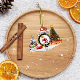 Scottish Spottiswood Clan Crest Tartan Christmas Ornament Scottish Plaid Tartan Plaid - ScotsTee - scotstee.com