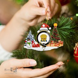 Scottish Wauchope (or Waugh) Clan Crest Tartan Christmas Ornament Scottish Plaid Tartan Plaid - ScotsTee - scotstee.com