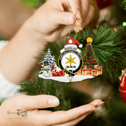 Scottish Wardlaw Clan Crest Tartan Christmas Ornament Scottish Plaid Tartan Plaid - ScotsTee - scotstee.com