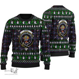Scottish Nairn Clan Crest Tartan Ugly Christmas Sweater - Plaid Family Ugly Sweater Scottish Plaid Tartan Plaid - ScotsTee - scotstee.com