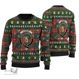 Scottish Stewart of Appin Ancient Clan Crest Tartan Ugly Christmas Sweater - Plaid Family Ugly Sweater Scottish Plaid Tartan Plaid - ScotsTee - scotstee.com