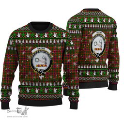 Scottish Skene Modern Clan Crest Tartan Ugly Christmas Sweater - Plaid Family Ugly Sweater Scottish Plaid Tartan Plaid - ScotsTee - scotstee.com