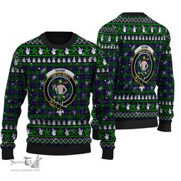 Scottish Shaw Modern Clan Crest Tartan Ugly Christmas Sweater - Plaid Family Ugly Sweater Scottish Plaid Tartan Plaid - ScotsTee - scotstee.com