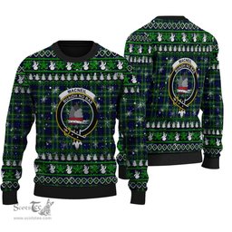 Scottish MacNeil of Colonsay Modern Clan Crest Tartan Ugly Christmas Sweater - Plaid Family Ugly Sweater Scottish Plaid Tartan Plaid - ScotsTee - scotstee.com