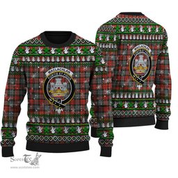 Scottish MacLachlan Weathered Clan Crest Tartan Ugly Christmas Sweater - Plaid Family Ugly Sweater Scottish Plaid Tartan Plaid - ScotsTee - scotstee.com