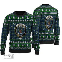 Scottish Forbes Ancient Clan Crest Tartan Ugly Christmas Sweater - Plaid Family Ugly Sweater Scottish Plaid Tartan Plaid - ScotsTee - scotstee.com